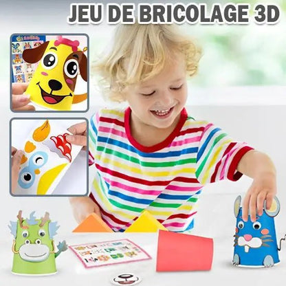 jeu Bricolage 3D | parfait mélange entre la créativité et apprentissage - Les douceurs de bébé