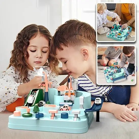 Jeu circuit de voitures | défis révolutionnaire pour les petits - Les douceurs de bébé