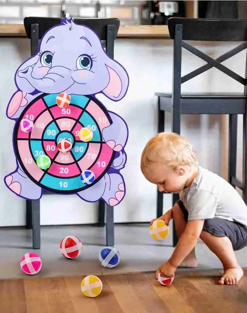 Jeu de Fléchettes Enfant | stimule la motricité et concentration - Les douceurs de bébé