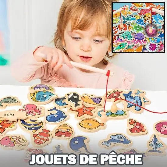 Jeu de pêche magnétique | pour allier plaisir et apprentissage - Les douceurs de bébé