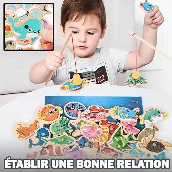 Jeu de pêche magnétique | pour allier plaisir et apprentissage - Les douceurs de bébé
