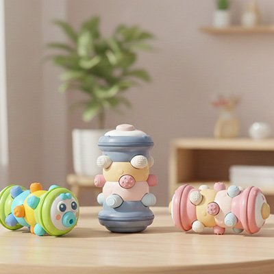 Rouleau sensoriel bébé | Jouet d'éveil évolutif