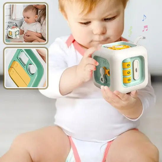 Jouet cube | 6 en 1 Montessori - Les douceurs de bébé
