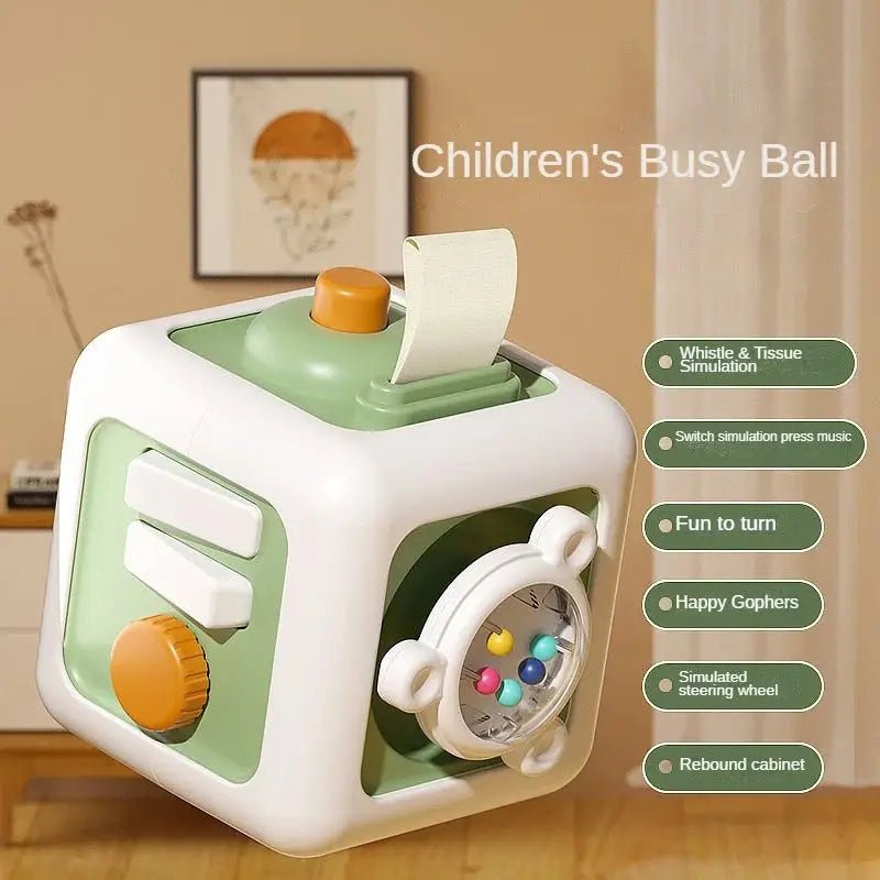 Jouet cube | 6 en 1 Montessori - Les douceurs de bébé