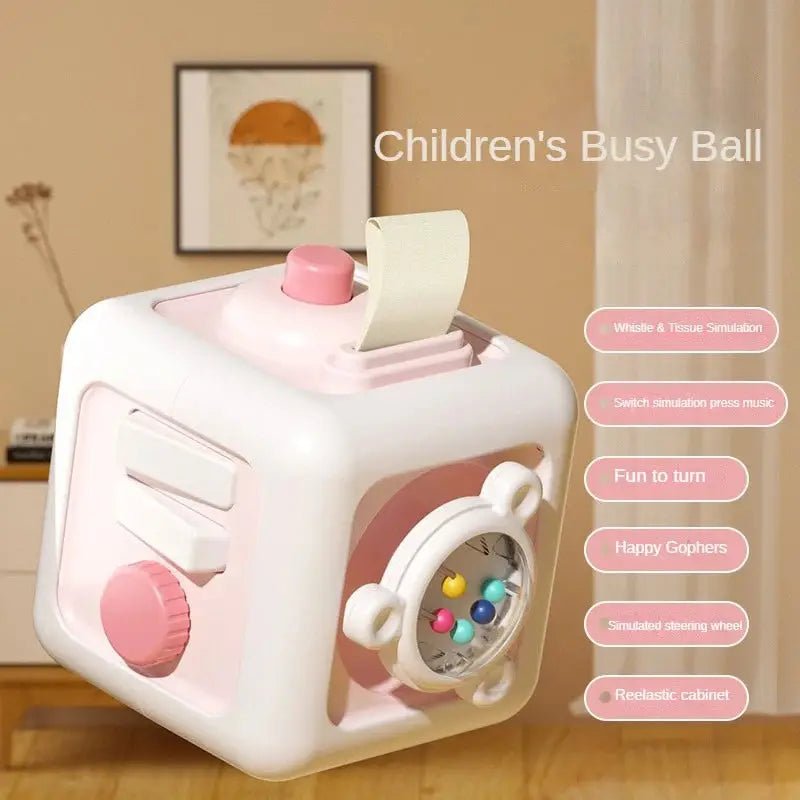 Jouet cube | 6 en 1 Montessori - Les douceurs de bébé