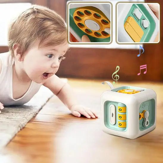 Jouet cube | 6 en 1 Montessori - Les douceurs de bébé