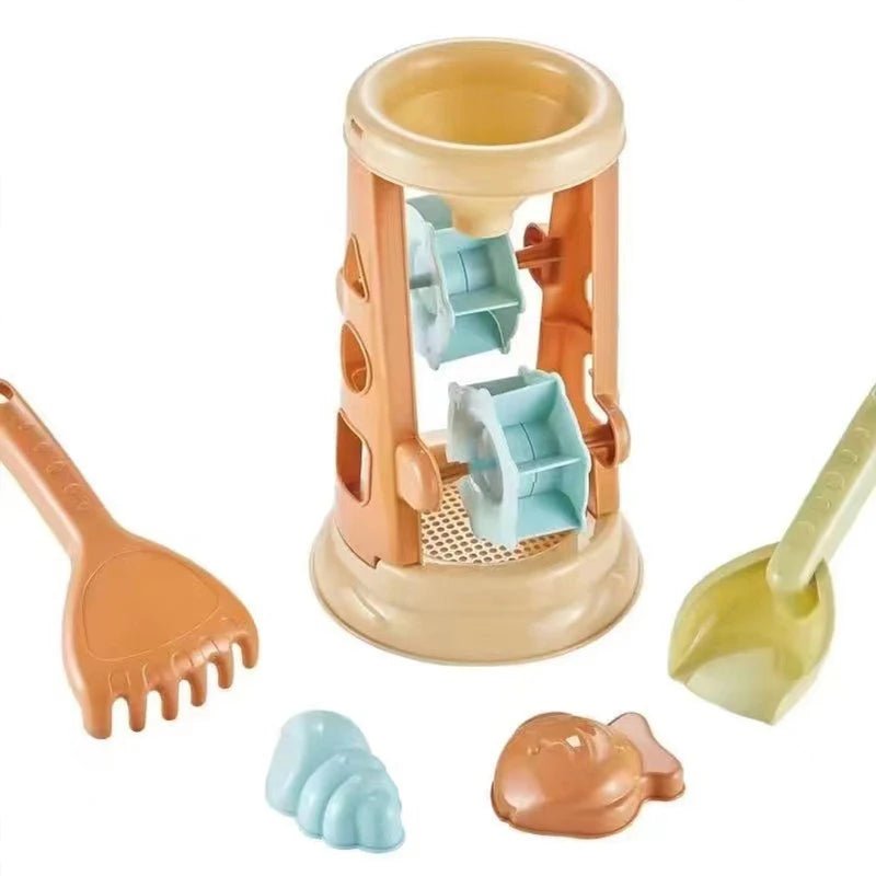 Ensemble jouets de plage vue de dessus | couleurs vives et stimulantes pour l'été