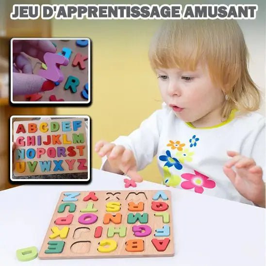 Jouets Montessori | Alphabet - Les douceurs de bébé