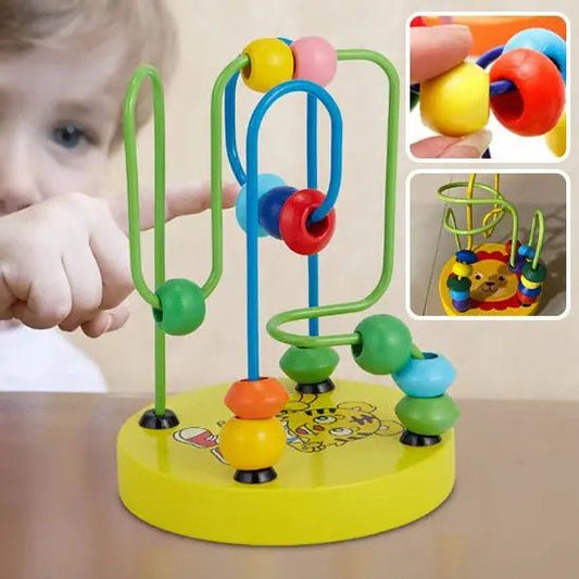 Labyrinthe en bois enfant vue de face | jouet éducatif incontournable pour l'éveil