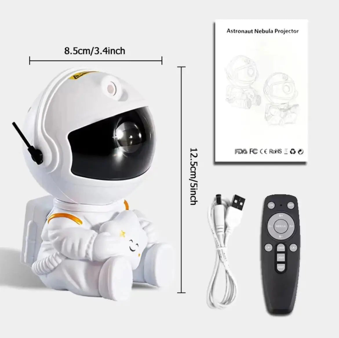 Lampe astronaute | pour un unvers de galaxies et d'étoiles scintillantes - Les douceurs de bébé