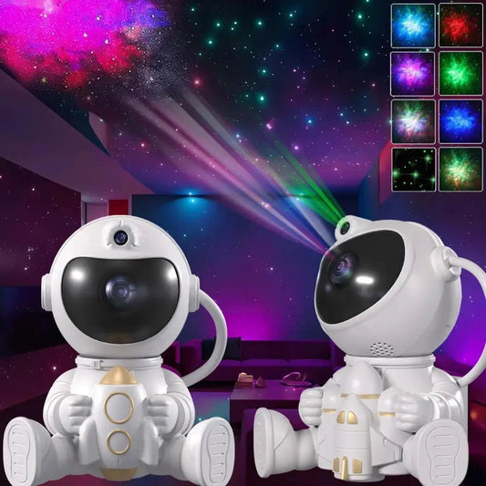 Lampe astronaute | pour un unvers de galaxies et d'étoiles scintillantes - Les douceurs de bébé