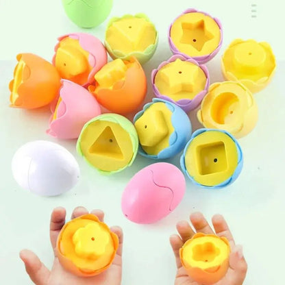 Enfants assembleront œufs intelligents colorés | Apprentissage des formes et couleurs