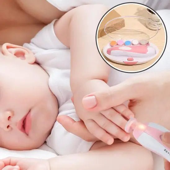 Lime à ongles électrique pour bébé | securitaire et douceur - Les douceurs de bébé