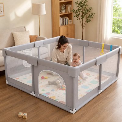 Parc bébé | espace de jeu spacieux