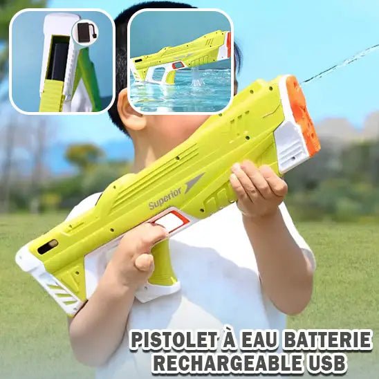 Pistolet a eau électrique | des heures de plaisirs - Les douceurs de bébé
