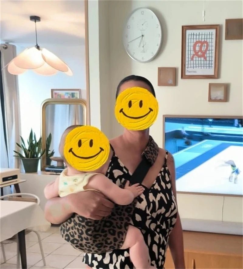 porte bebe | tendance motif léopard - Les douceurs de bébé