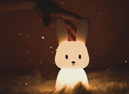 Veilleuse bébé | petit lapin pour un éclairage doux et personnalisable