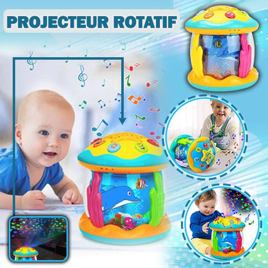 Projecteur rotatif Musical - Les douceurs de bébé