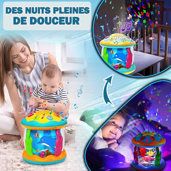 Projecteur rotatif Musical - Les douceurs de bébé