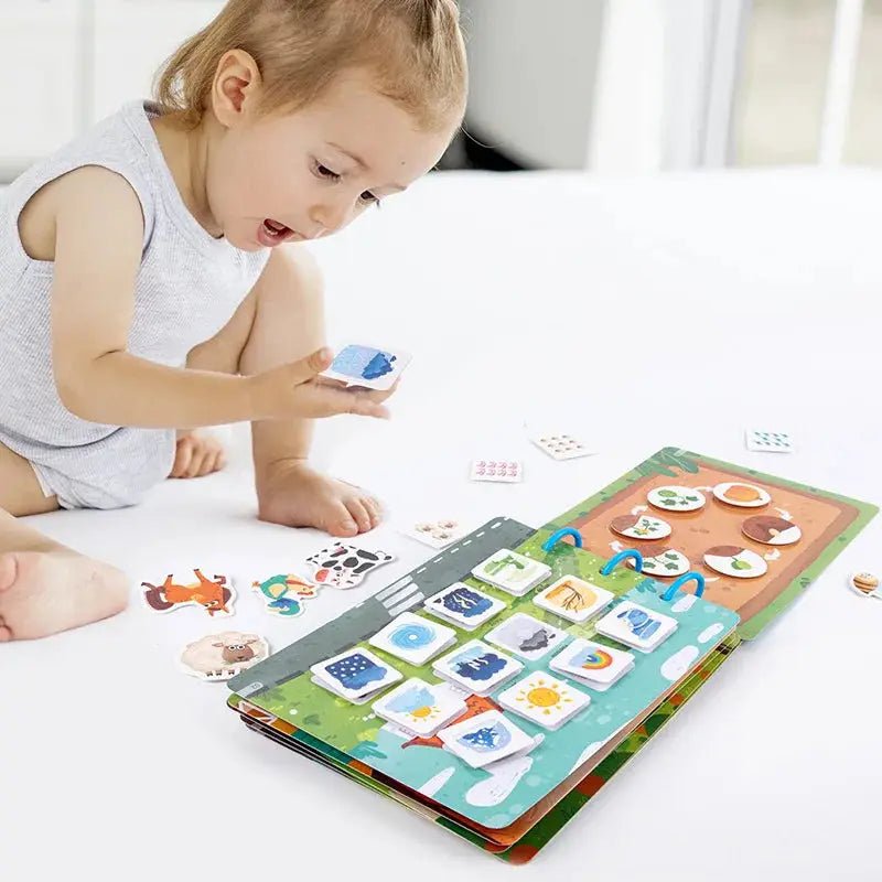 puzzle autocollant Montessori |compagnon de voyage idéal pour votre enfant - Les douceurs de bébé