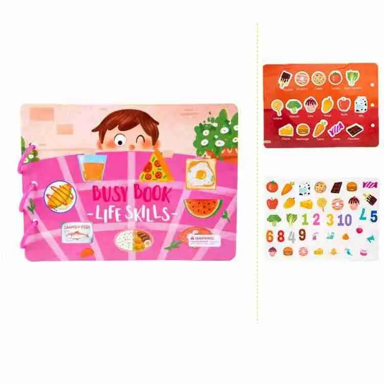 puzzle autocollant Montessori |compagnon de voyage idéal pour votre enfant - Les douceurs de bébé