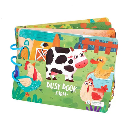 puzzle autocollant Montessori |compagnon de voyage idéal pour votre enfant - Les douceurs de bébé