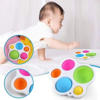 Puzzle Board Blanc | Pop it anti-stress amusant - Les douceurs de bébé