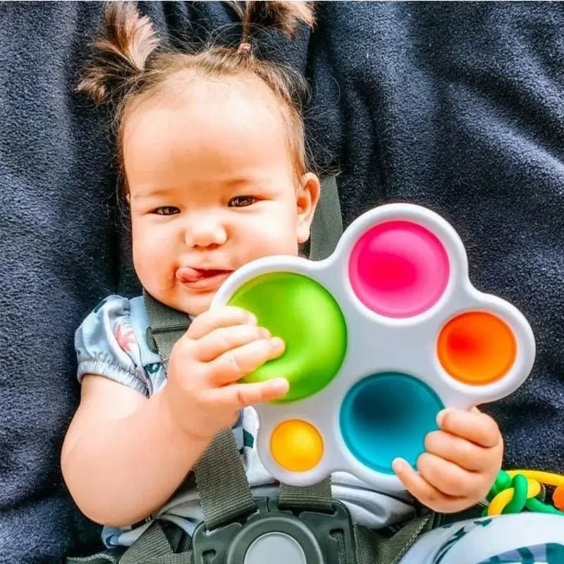 Puzzle Board Blanc | Pop it anti-stress amusant - Les douceurs de bébé