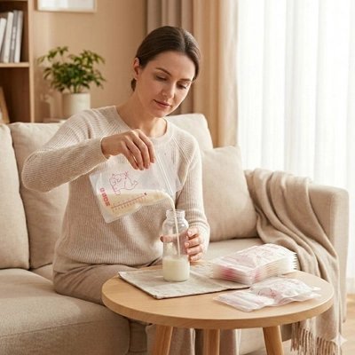 Sachet conservation lait maternel | Stérile Hermétique - Les douceurs de bébé