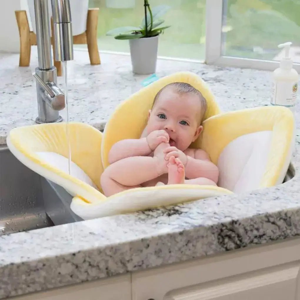 Siège de bebe pour le bain | forme de fleur de lotus - Les douceurs de bébé