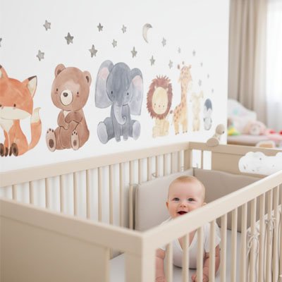 Stickers muraux | Déco Élégance - Les douceurs de bébé
