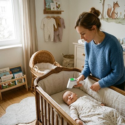 thermomètre frontal | Précision Instantanée - Les douceurs de bébé