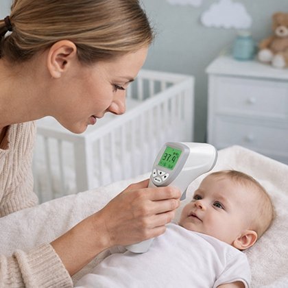 thermomètre frontal | Précision Instantanée - Les douceurs de bébé