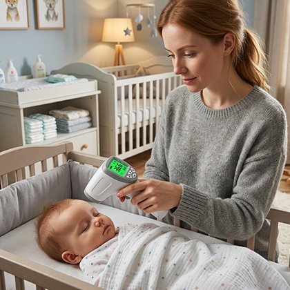 thermomètre frontal | Précision Instantanée - Les douceurs de bébé