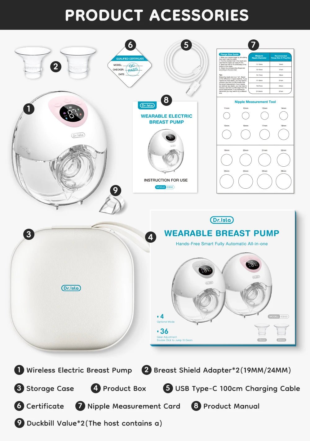 Tire lait portable | liberté de mouvement incomparable - Les douceurs de bébé