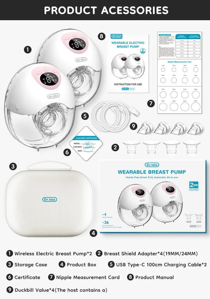Tire lait portable | liberté de mouvement incomparable - Les douceurs de bébé