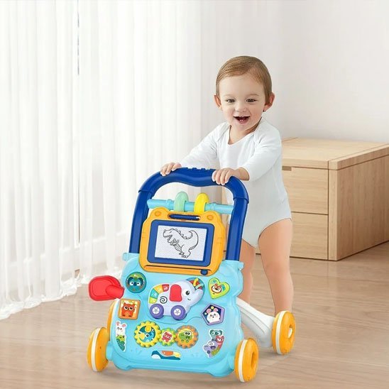 Trotteur bébé | Multifonction éveil sécurité - Les douceurs de bébé