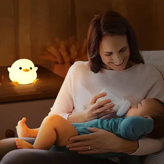 Veilleuse bebe petit canard | lumière douce et chaleureuse - Les douceurs de bébé