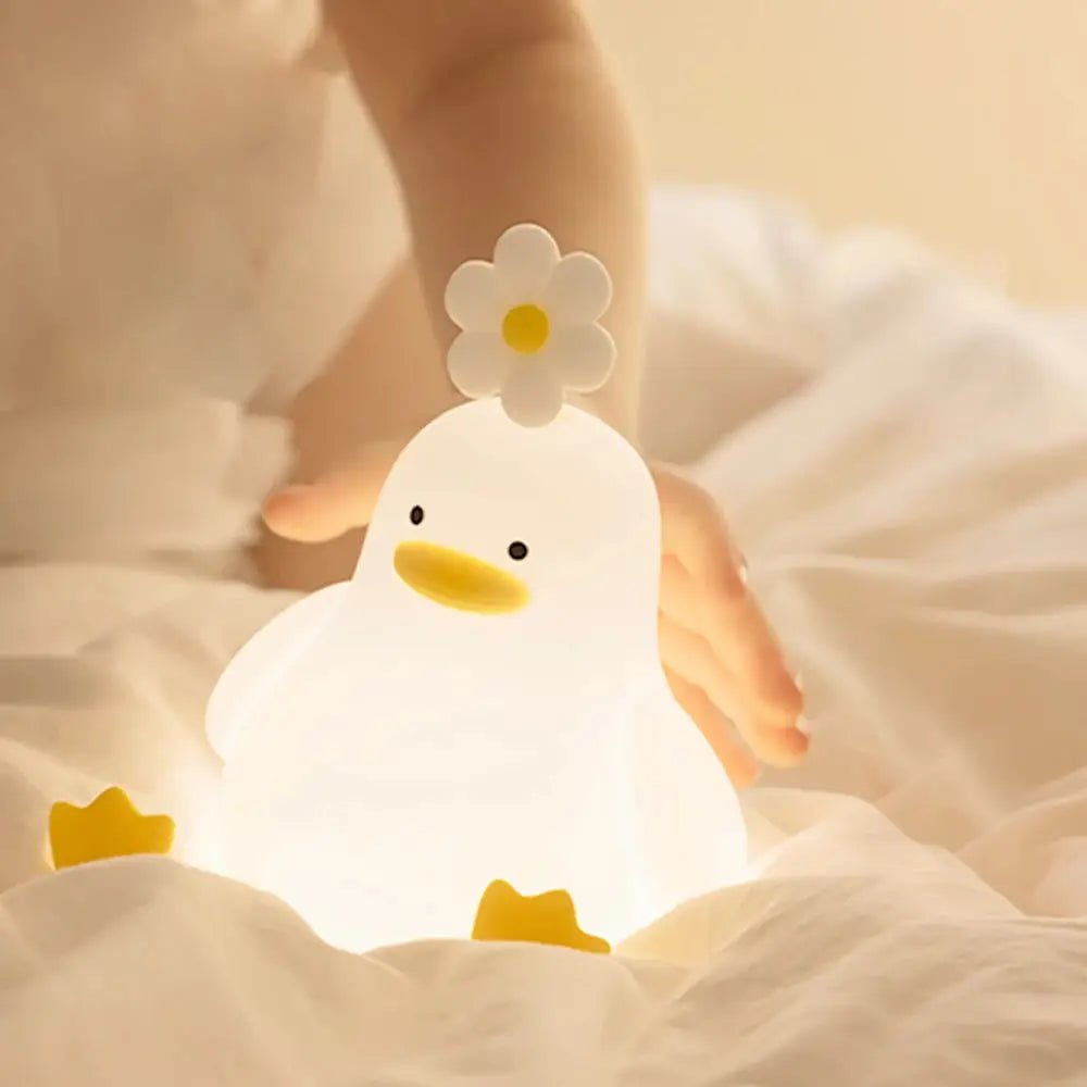 Veilleuse bebe petit canard | lumière douce et chaleureuse - Les douceurs de bébé