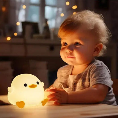 Veilleuse bebe petit canard | lumière douce et chaleureuse - Les douceurs de bébé