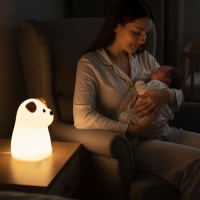 Veilleuse bébé | silicone 